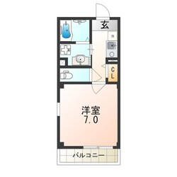 Flower尼崎の物件間取画像